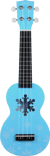 Mahalo - MD1SNBU Ukulélé Soprano flocons de neige brillant