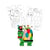Carnet de coloriage Graffy Nimo - Tortue