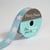 Bobinette Frou-Frou - 4 m x 16 mm - Gros grain - étoile Celadon