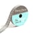 Bobinette Frou-Frou - 4 m x 10 mm - Gros grain - pois Ciel d'orage