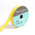 Bobinette Frou-Frou - 4 m x 10 mm - Gros grain - pois Tournesol