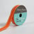Bobinette Frou-Frou - 4 m x 10 mm - Gros grain - surpique Orange flamboyant