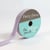 Bobinette Frou-Frou - 4 m x 10 mm - Gros grain - surpique Violet sage