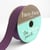 Bobinette Frou-Frou - 6 m x 16 mm - Gros grain - Violet sage