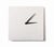 Horloge blanche 20cm carrée