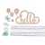 Kit nuage en bois avec rubans - Hello