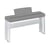Yamaha - Support L515WH blanc pour piano P-515