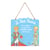 Le petit prince bois bleu clair 20x20