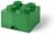 Brique de rangement empilable avec tiroir 4 plots LEGO® Vert