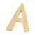 Lettre A - bois arrondi - 6 cm