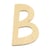 LETTRE B BOIS ARRONDIE 6CM
