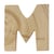 LETTRE BOIS 5CM M LETTRE BOIS 5CM M