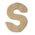 LETTRE BOIS 5CM S LETTRE BOIS 5CM S