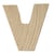 LETTRE BOIS 5CM V LETTRE BOIS 5CM V