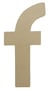 Lettre F fantaisie