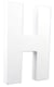 Lettre H Pap Mach 20,5Cm Lettre H Pap Mach 20,5Cm