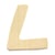 Lettre L - bois arrondi - 6 cm