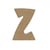 Z MAJUSCULE 8CM - EPAIS 6MM LETTRE MAJUSCULE Z 8CM