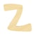 LETTRE Z BOIS ARRONDIE 6CM
