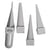 4 mandrins à modeler le fil aluminium