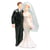 Couple de Mariés en résine - 11 cm - Rayher