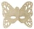 Masque Papillon Papier Mache 2 Masque Papillon Papier Mache 23,5X19,5Cm