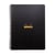 Carnet polypro à spirales - 22.5 x 29.7 cm - Meeting book - Rhodia - 160 pages lignées - Noir