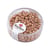 Perles de rocaille Metallic - dépolies - 4 mm - rose tendre