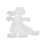 Plaque crocodile pour perles Hama - 5 mm - 446 picots