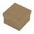Mini boîte en carton carrée 6x6x4cm - Créalia