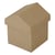 Mini boîte en carton maison 6x6x7cm - Créalia