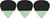 FENDER - 3 manchons Mojo Grip Dura-Tone Delrin - 0.58mm