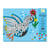 Mosaïque art au numéro colombe et coq