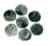 Lot de 60 mosaïques miroir autocollantes Rayher - 15 mm - Rond