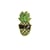 Ecusson thermocollant pailleté - ananas doré - Vengo