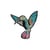 Motif thermocollant - Colibri