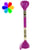 Fil Metallise E718 Rose Magent Mouline Metallise 8M Grenat Rose