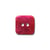 Bouton nacre carré - fuchsia - 10mm