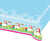 Nappe en plastique Licorne