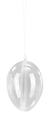 Oeuf en plastique cristal N°4 8cm
