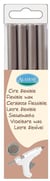 PACK 4 BATONS CIRE FLEXIBLE RONDS ARGENT