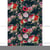 Papier cadeau - Bleu à fleurs