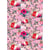 Papier cadeau - Rise à fleurs
