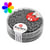 Papillon 2X4Mm Gris Papillon 2X4Mm Gris