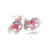 Perles rocailles papillon - rose chiffon 2x4 mm