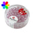 Perles rocailles papillon - lilas 3.2x6.5 mm