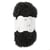 Pelote de fil à crocheter 100% polyester - Rico Design - Creative Bubble - Noir 012