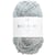 Pelote de fil à crocheter 100 % coton - Rico Design - Ricorumi Lamé - Argent 001