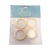 Lot de 4 anneaux en bois Artemio - Lucy