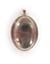 Pendentif Ovale à décorer et cabochons - Argent